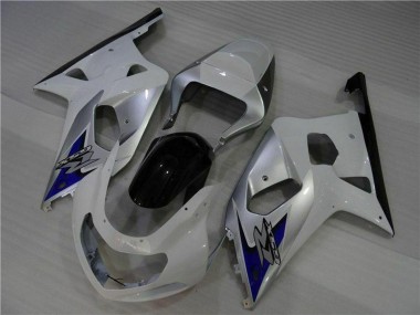 Best 2001-2003 Suzuki GSXR 600/750 Motorcycle Fairings - White Silver Blue Black Canada
