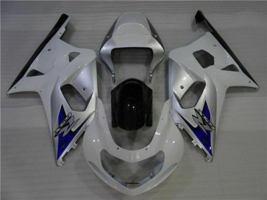 Best 2001-2003 Suzuki GSXR 600/750 Motorcycle Fairings - White Silver Blue Black Canada