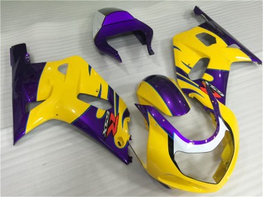 Best 2001-2003 Suzuki GSXR 600/750 Motorcycle Fairings - Yellow Purple Canada