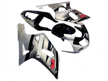 Best 2001-2003 Suzuki GSXR 600 / GSXR 750 Motorcycle Fairing - Silver Glossy Black Red Canada