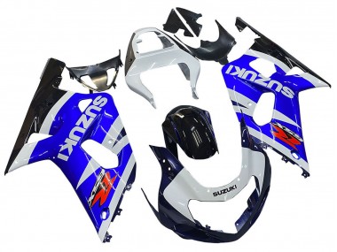 Best 2001-2003 Suzuki GSXR 600 / GSXR 750 Motorcycle Fairings - Blue White Glossy Black Red Canada