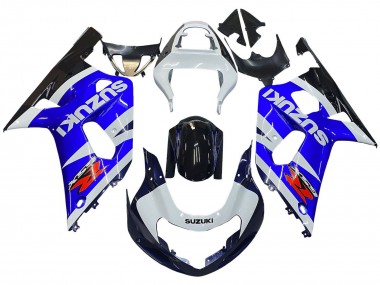 Best 2001-2003 Suzuki GSXR 600 / GSXR 750 Motorcycle Fairings - Blue White Glossy Black Red Canada