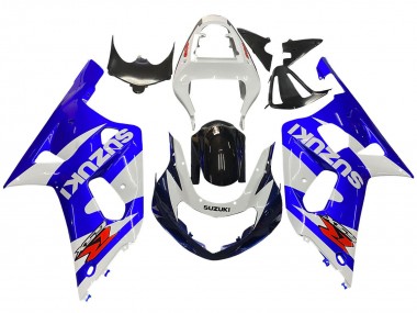Best 2001-2003 Suzuki GSXR 600 / GSXR 750 Motorcycle Fairing - White Blue Glossy Black Red Canada