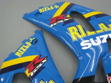 Best 2001-2003 Suzuki GSXR 600 / GSXR 750 Motorcycle Fairings - Blue Yellow Black Motul Rizla Canada