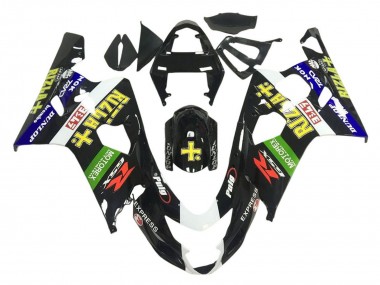 Best 2001-2003 Suzuki GSXR 600 / GSXR 750 Motorcycle Fairings - Glossy Black Green White Yellow Rizla Canada