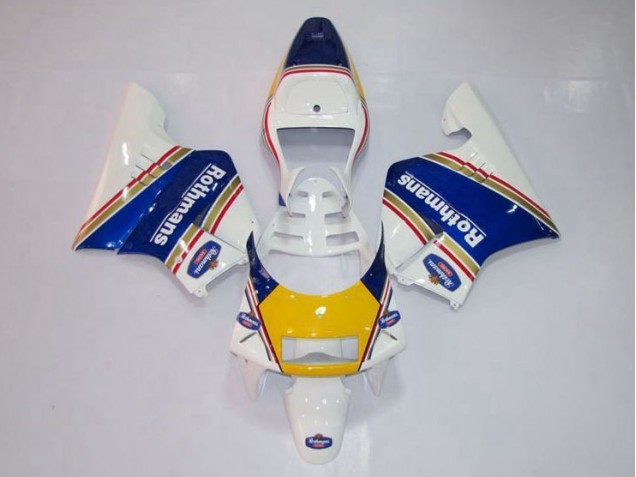 Best 1994-1996 Yellow White Blue Honda NSR250 MC28 P4 Replacement Motorcycle Fairings Canada Best 1994-1996 Yellow White Blue Honda NSR250 MC28 P4 Replacement Motorcycle Fairings Canada
