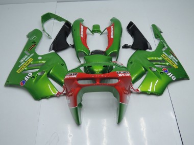 Best 1994-1997 Green Red Kawasaki ZX9R Motorbike Fairing Kits Canada