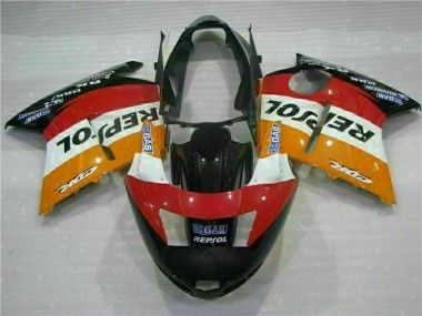 Best 1996-2007 Orange Repsol Honda CBR1100XX Motorbike Fairing Canada