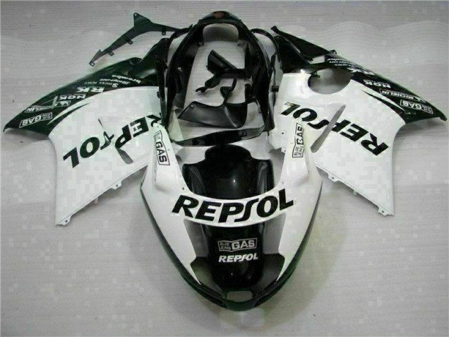 Best 1996-2007 White Black Repsol Honda CBR1100XX Replacement Motorcycle Fairings Canada Best 1996-2007 White Black Repsol Honda CBR1100XX Replacement Motorcycle Fairings Canada