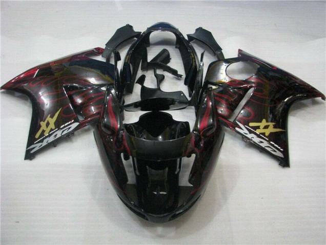 Best 1996-2007 Red Flame Honda CBR1100XX Motor Fairings Canada Best 1996-2007 Red Flame Honda CBR1100XX Motor Fairings Canada