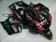 Best 1995-1998 Black Red Flame Honda CBR600 F3 Bike Fairing Kit Canada