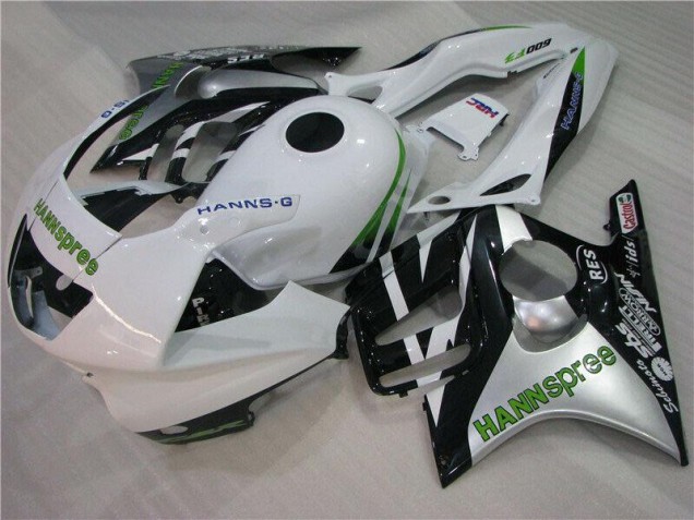 Best 1995-1998 White Green Hannspree Honda CBR600 F3 Motorcycle Fairings Kit Canada Best 1995-1998 White Green Hannspree Honda CBR600 F3 Motorcycle Fairings Kit Canada