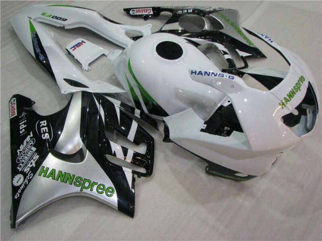 Best 1995-1998 White Green Hannspree Honda CBR600 F3 Motorcycle Fairings Kit Canada Best 1995-1998 White Green Hannspree Honda CBR600 F3 Motorcycle Fairings Kit Canada
