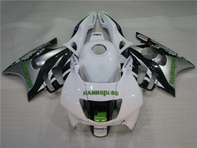 Best 1995-1998 White Green Hannspree Honda CBR600 F3 Motorcycle Fairings Kit Canada Best 1995-1998 White Green Hannspree Honda CBR600 F3 Motorcycle Fairings Kit Canada