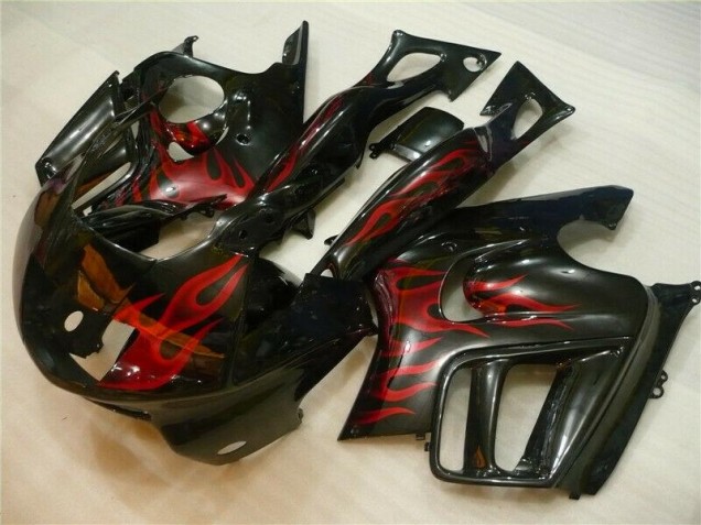 Best 1995-1998 Black Red Flame Honda CBR600 F3 Motorcycle Fairing Canada