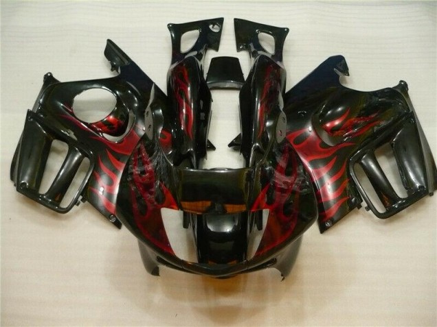 Best 1995-1998 Black Red Flame Honda CBR600 F3 Motorcycle Fairing Canada