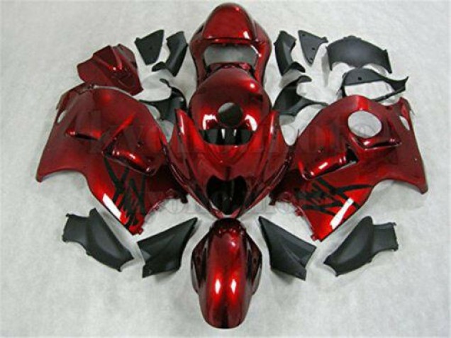 Best 1996-2007 Red Black Suzuki GSXR 1300 Hayabusa Motorcycle Fairing Canada