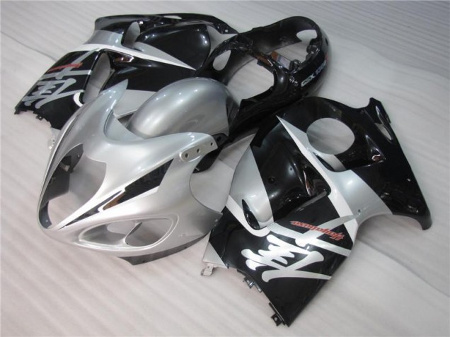 Best 1996-2007 Silver Black Suzuki GSXR 1300 Hayabusa Motorcycle Fairing Kits Canada