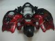 Best 1996-2007 Red Black Suzuki GSXR 1300 Hayabusa Motorcycle Fairing Kit Canada