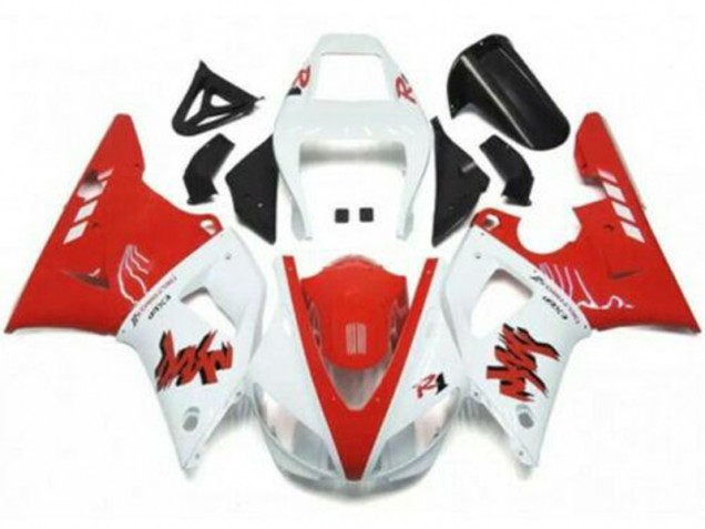 Best 1998-1999 Red White Yamaha YZF R1 Moto Fairings Canada
