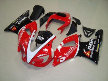 Best 1998-1999 Yamaha YZF R1 Motorcycle Fairings MF2175 - Red Black White Canada