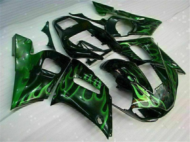 Best 1998-2002 Green Black Yamaha YZF R6 Motor Bike Fairings Canada
