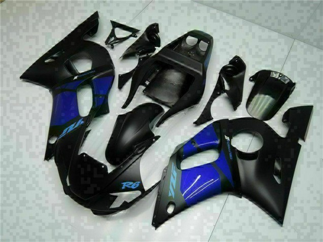 Best 1998-2002 Blue Black Yamaha YZF R6 Bike Fairing Kit Canada