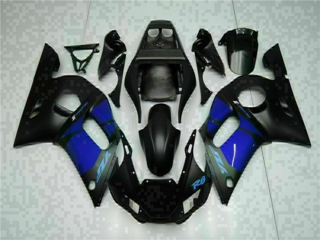 Best 1998-2002 Blue Black Yamaha YZF R6 Bike Fairing Kit Canada