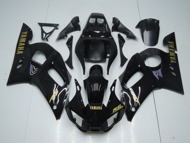 Best 1998-2002 Glossy Black Gold Sticker Yamaha YZF R6 Bike Fairings Canada