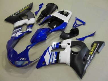 Best 1998-2002 Blue White and Black Yamaha YZF R6 Motorcylce Fairings Canada
