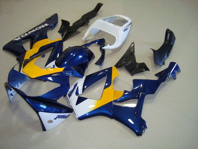 Best 2000-2001 Dark Blue Yellow White Honda CBR900RR 929 Motorbike Fairing Canada