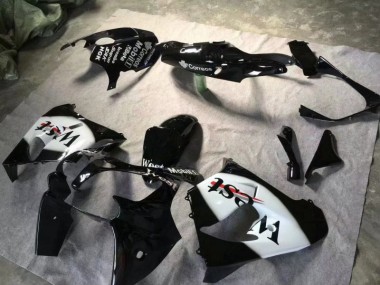 Best 2000-2001 Glossy Black White Kawasaki ZX9R Motorbike Fairing Kits Canada