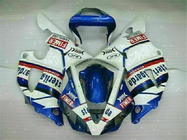 Best 2000-2001 Yamaha YZF R1 Motorcycle Fairings MF0738 - Blue White Canada