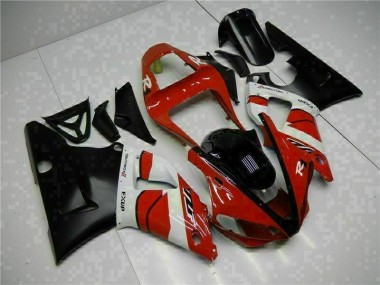 Best 2000-2001 Red Black Yamaha YZF R1 Motorbike Fairing Kits Canada