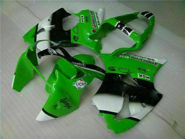 Best 2000-2002 Green Black Kawasaki ZX6R Motorbike Fairing Canada Best 2000-2002 Green Black Kawasaki ZX6R Motorbike Fairing Canada