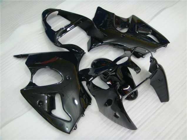 Best 2000-2002 Glossy Black Kawasaki ZX6R Motorbike Fairing Kits Canada Best 2000-2002 Glossy Black Kawasaki ZX6R Motorbike Fairing Kits Canada