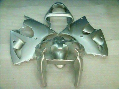 Best 2000-2002 Silver Kawasaki ZX6R Replacement Fairings Canada