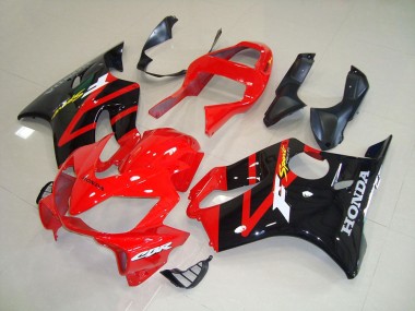 Best 2001-2003 Honda CBR600 F4i Motorcycle Fairings MF2895 - Black Red Canada