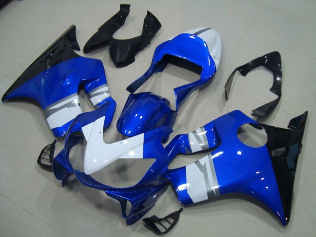 Best 2001-2003 White Blue Black Honda CBR600 F4i Bike Fairing Kit Canada Best 2001-2003 White Blue Black Honda CBR600 F4i Bike Fairing Kit Canada