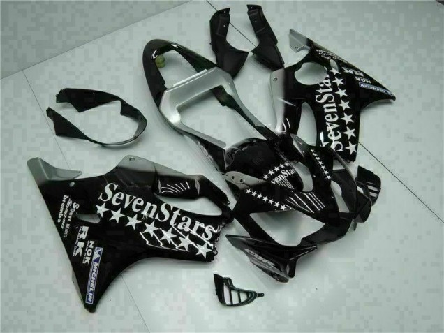 Best 2001-2003 Black White Seven Stars Honda CBR600 F4i Bike Fairing Canada