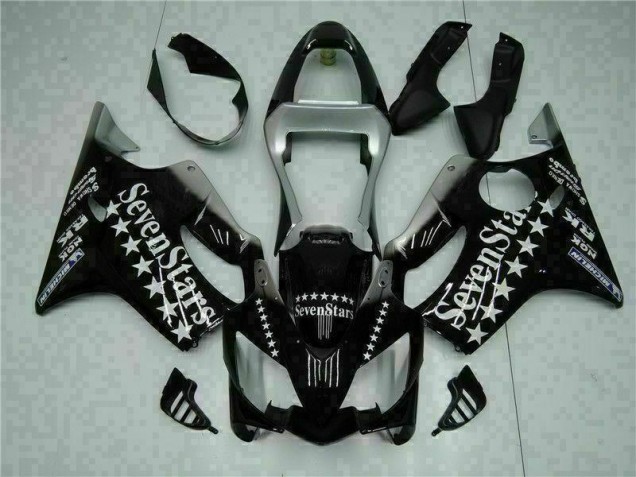 Best 2001-2003 Black White Seven Stars Honda CBR600 F4i Bike Fairing Canada