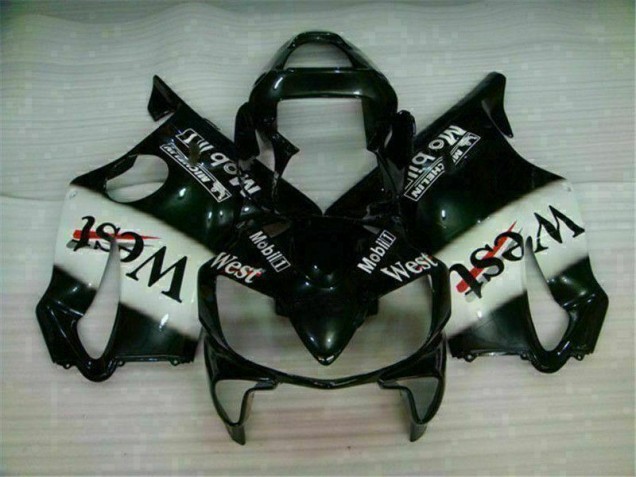 Best 2001-2003 White Black West Honda CBR600 F4i Bike Fairings Canada