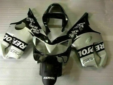Best 2001-2003 Black Silver Repsol Honda CBR600 F4i Motorcycle Replacement Fairings Canada