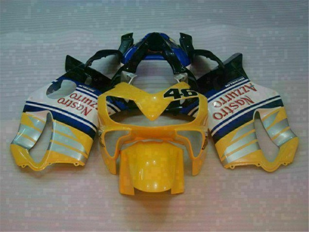 Best 2001-2003 Yellow Silver Nastro Azzurro Honda CBR600 F4i Motorcylce Fairings Canada Best 2001-2003 Yellow Silver Nastro Azzurro Honda CBR600 F4i Motorcylce Fairings Canada