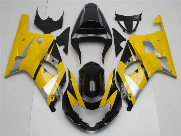 Best 2001-2003 Yellow Black Suzuki GSXR 600/750 Bike Fairings Canada Best 2001-2003 Yellow Black Suzuki GSXR 600/750 Bike Fairings Canada