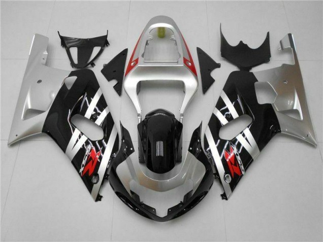 Best 2001-2003 Silver Suzuki GSXR 600/750 Motorcycle Fairings Kits Canada Best 2001-2003 Silver Suzuki GSXR 600/750 Motorcycle Fairings Kits Canada
