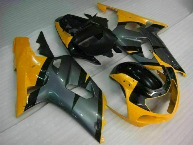 Best 2001-2003 Black Yellow Suzuki GSXR 600/750 Bike Fairing Canada Best 2001-2003 Black Yellow Suzuki GSXR 600/750 Bike Fairing Canada