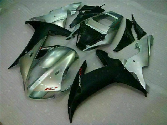 Best 2002-2003 Silver Black Yamaha YZF R1 Motorbike Fairing Kits Canada Best 2002-2003 Silver Black Yamaha YZF R1 Motorbike Fairing Kits Canada