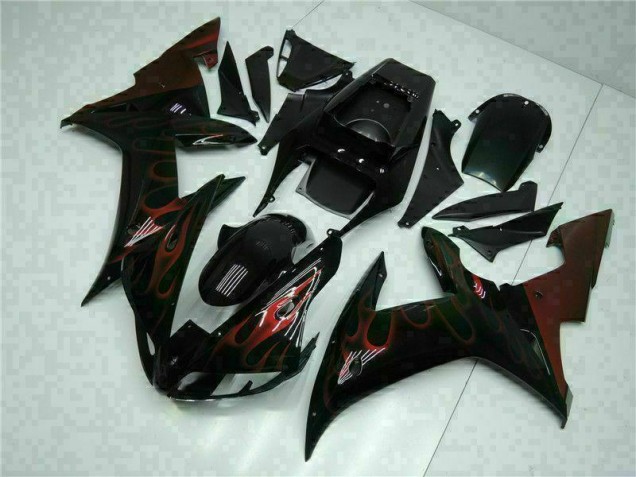 Best 2002-2003 Black Yamaha YZF R1 Motorcyle Fairings Canada