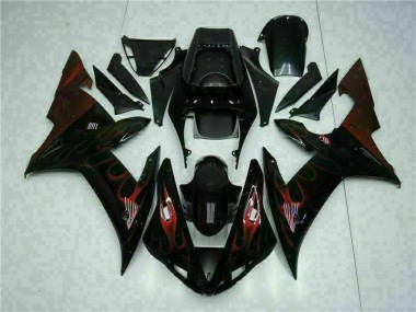 Best 2002-2003 Black Yamaha YZF R1 Motorcyle Fairings Canada